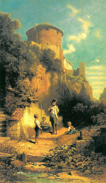 Carl Spitzweg Das Auge des Gesetzes